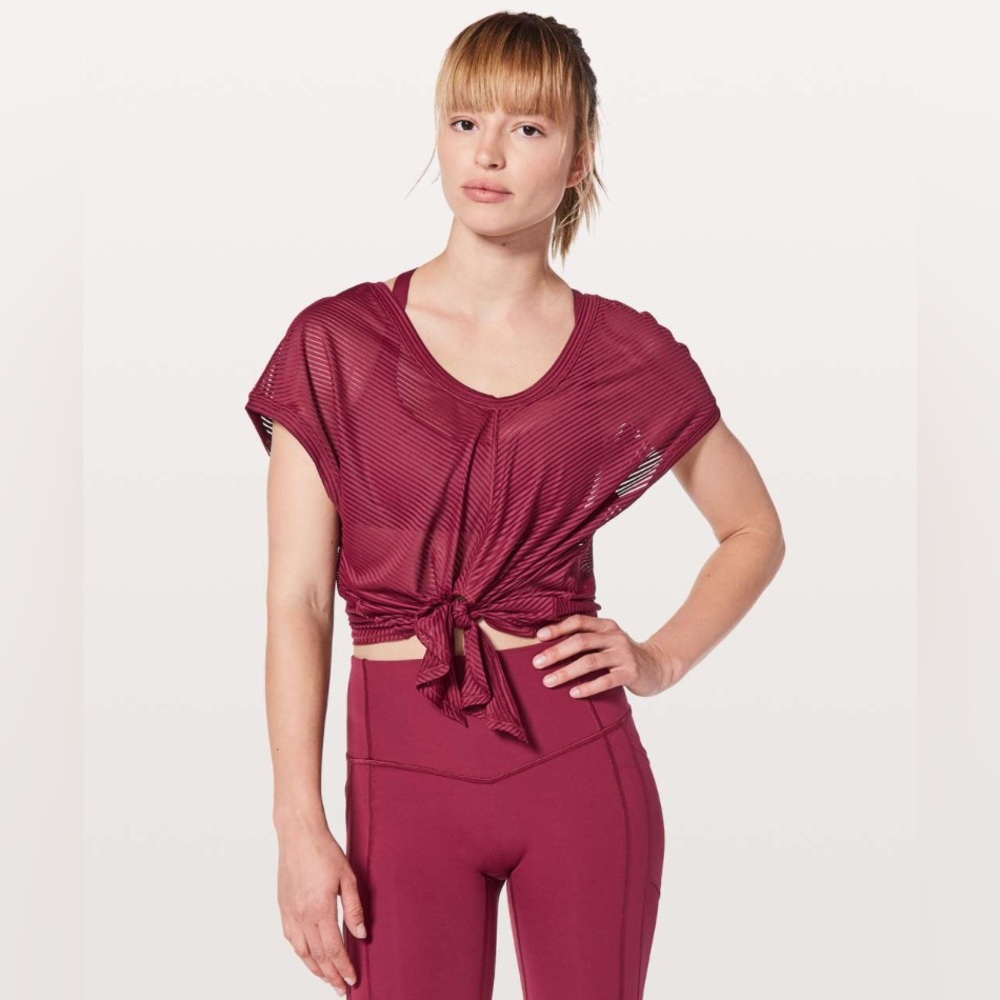 Lululemon Ahead By Miles Short Sleeve